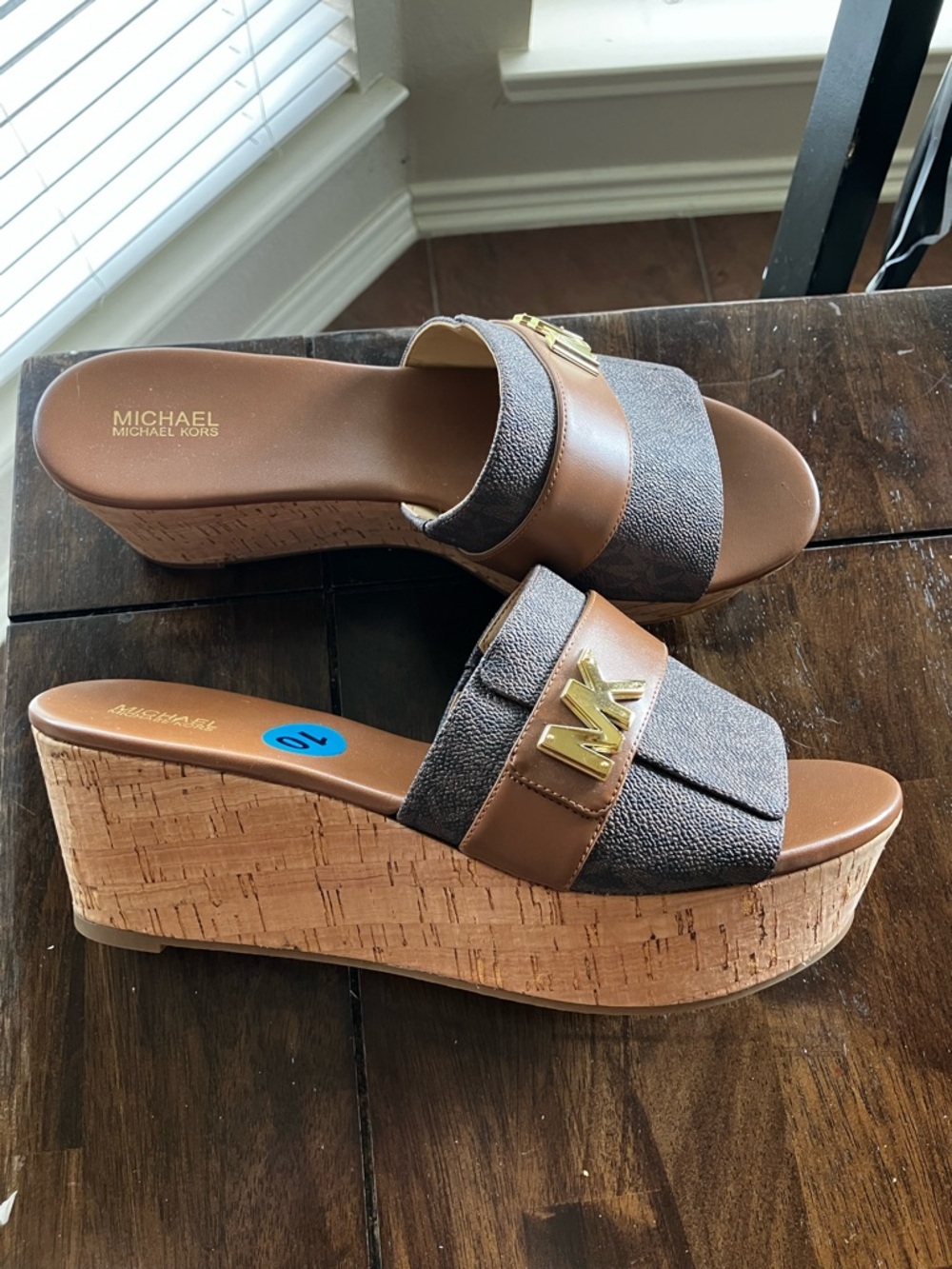 Michael Kors Wedge Slide Sandals